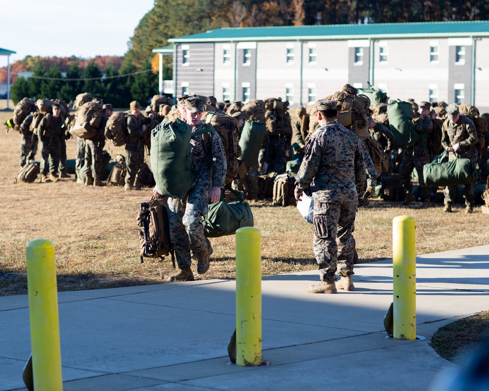 3/6 Marines Depart Fort Pickett