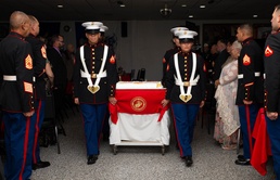 Cherry Point Color Guard performs at VFW Marine Corps Birthday Ball