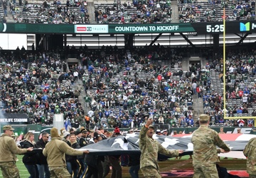 NY National Guard participate in New York Jets Salute to Service Game 11/14/21