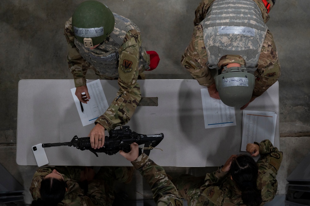 820th RED HORSE Airmen participate in Deployment Readiness Exercise