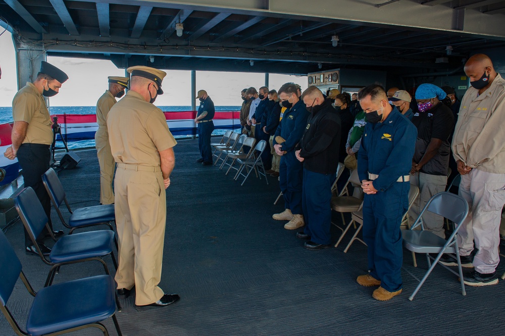 Frank Cable Veterans Day Ceremony