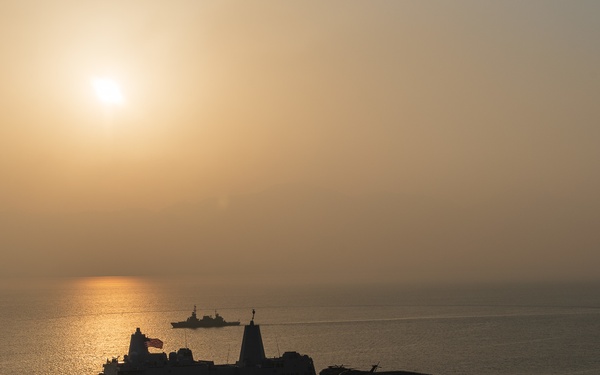 USS Portland Conducts Passing Exercise with INS Hanit