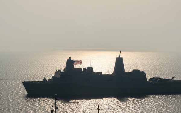 USS Portland Conducts Passing Exercise with INS Hanit