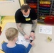 Garrison showcases fingerprints and science at Wiesbaden Elementary