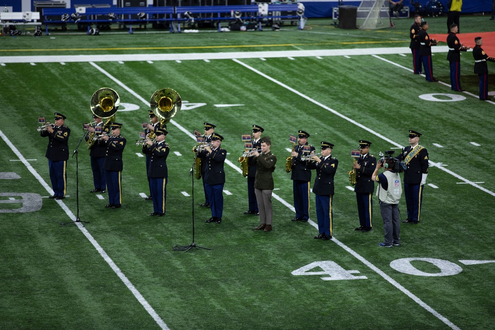 Service members honored at Colts' Salute to Service game