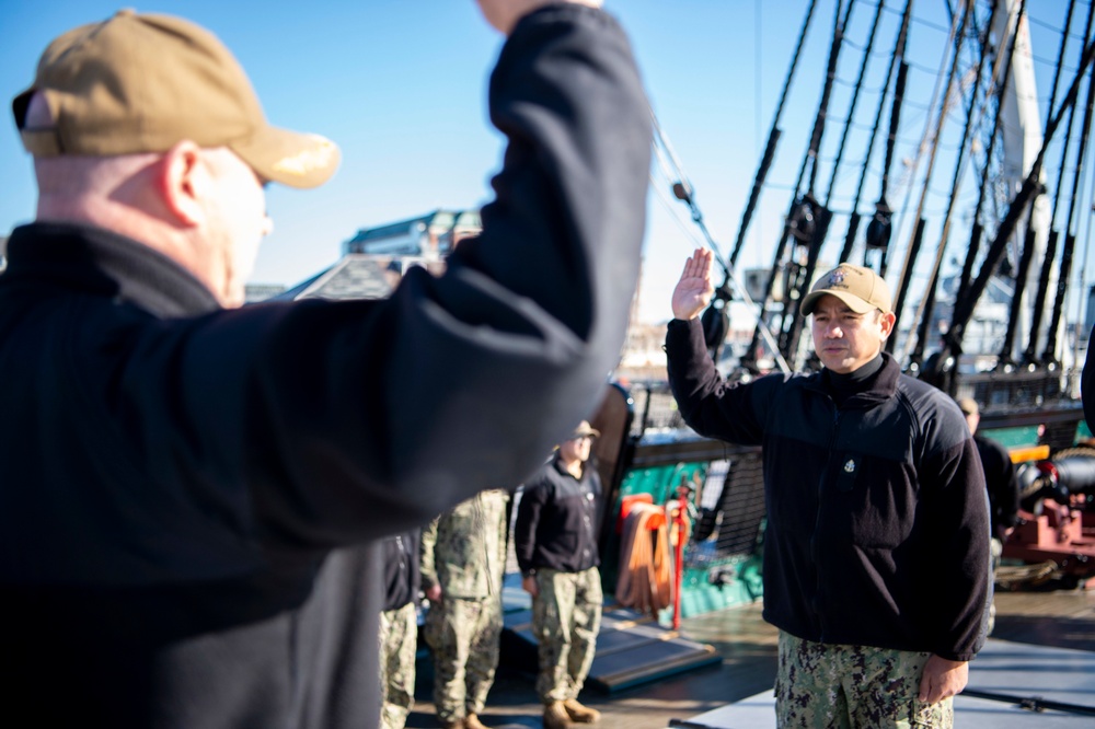 USS Constitution Re-enlistment