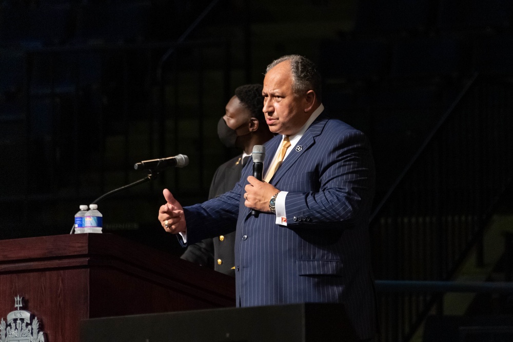 U.S. Naval Academy Forrestal Lecture with Secretary of the Navy Carlos Del Toro