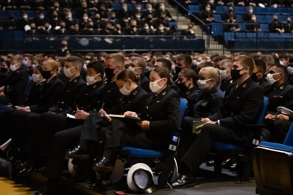 U.S. Naval Academy Forrestal Lecture with Secretary of the Navy Carlos Del Toro