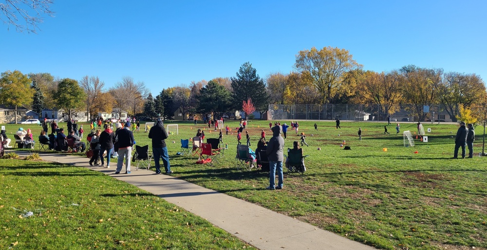 Sioux Falls MEPS personnel volunteerism gives back more than soccer skills in community building experience