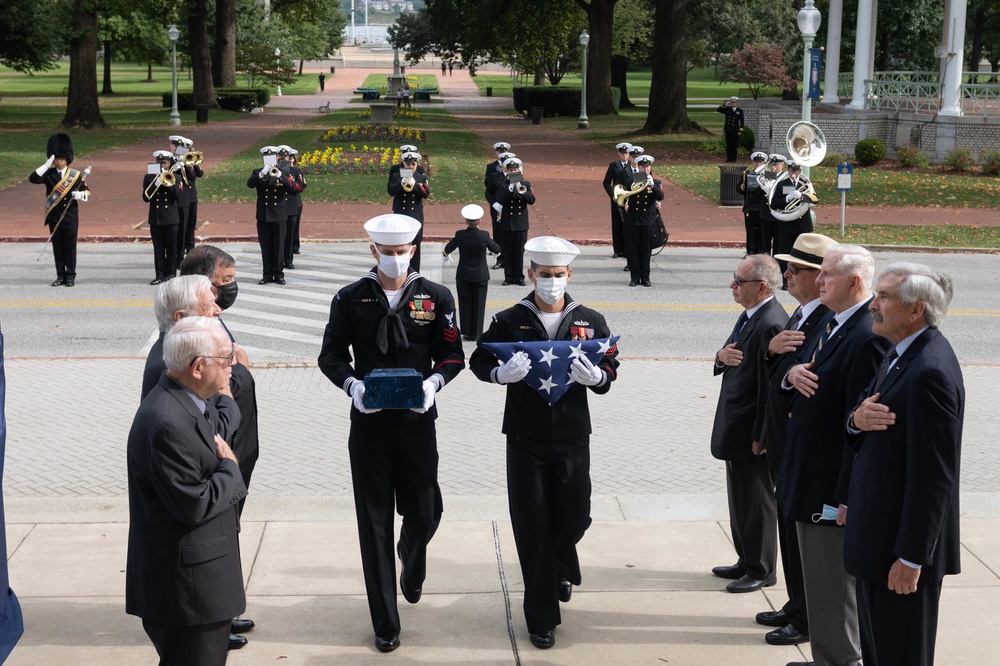 Vice Adm. Waller Funeral at the Naval Academy