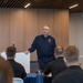 U.S. Air Force Gen. John Hyten talks with Midshipmen