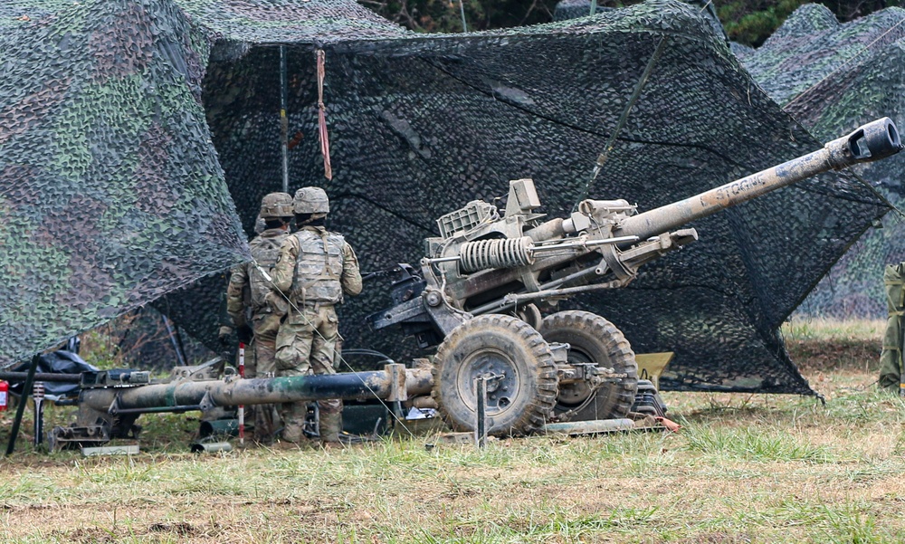 Bastogne Artillery Live Fire