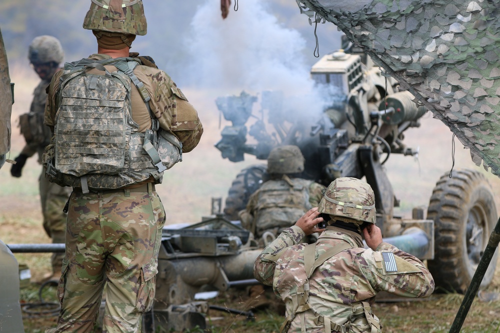 Bastogne Artillery Live Fire