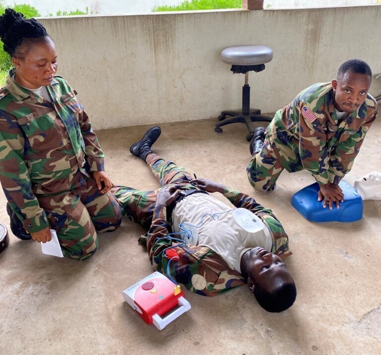 Michigan National Guard mentors Armed Forces of Liberia in medicine