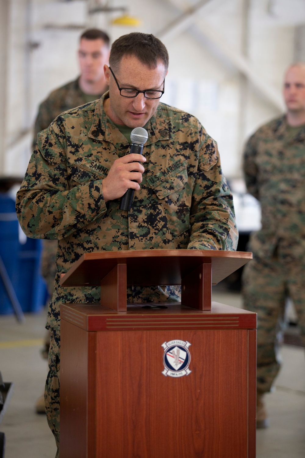VMFA-115 Cake-Cutting Ceremony
