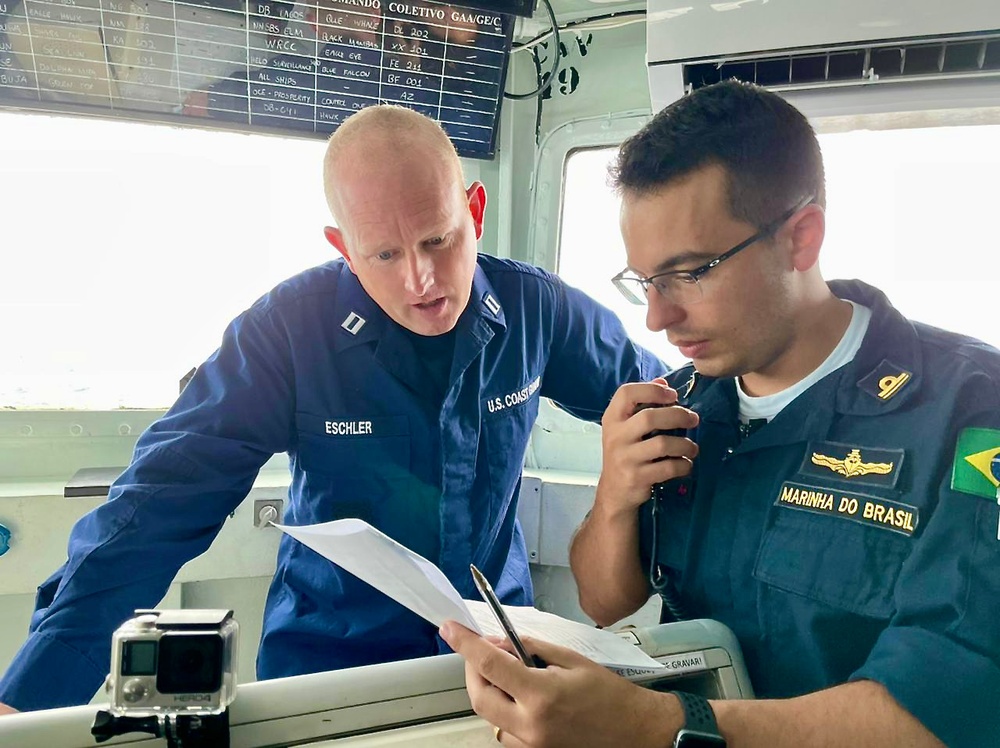 U.S. Coast Guard supports Operation Guinex off Atlantic Africa