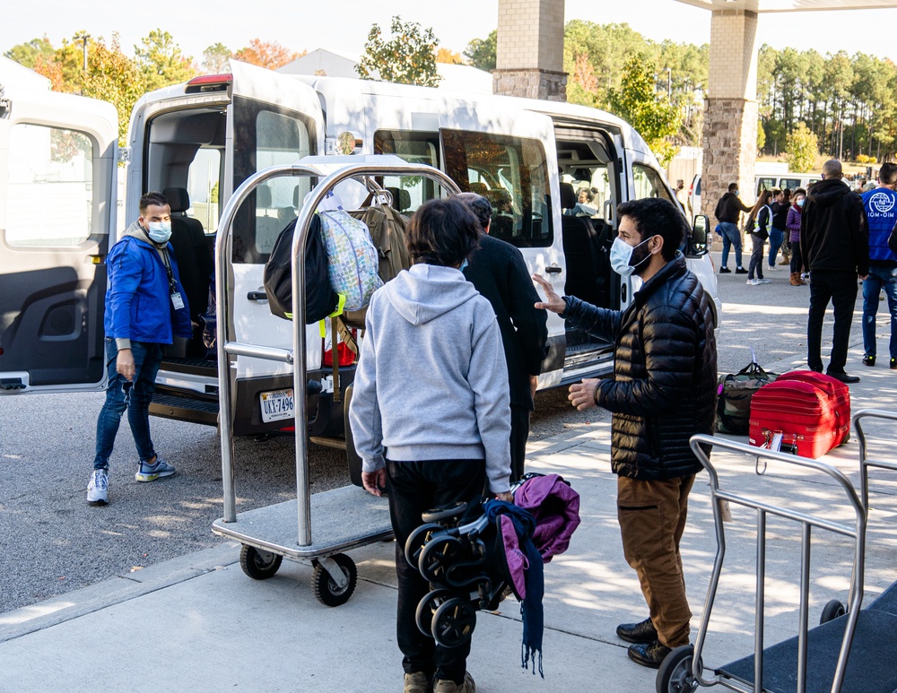 Last Afghan Evacuees Depart Fort Lee