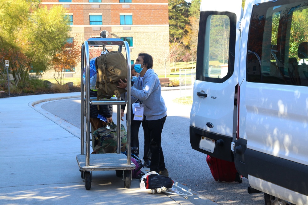 Last Afghan Evacuees Depart Fort Lee