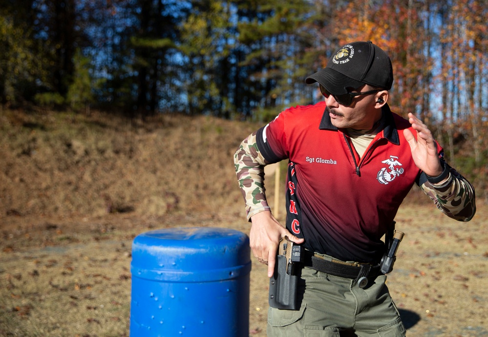 Marine Corps Shooting Team Competes in a United States Practical Shooting Association Match on Quantico