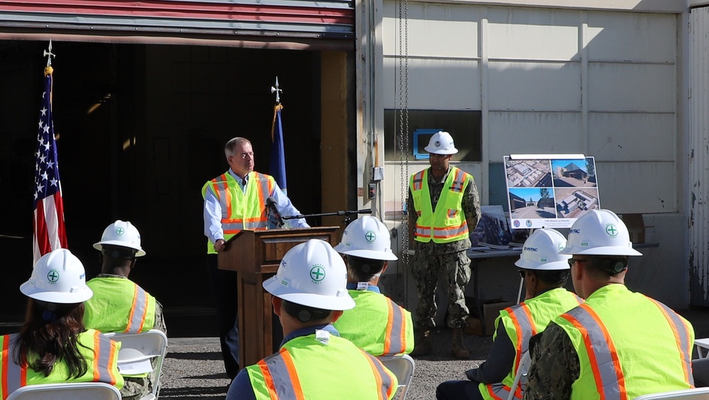 NAVFAC Officer in Charge of Construction China Lake Breaks Ground on Thirteenth MILCON of Earthquake Recovery Program