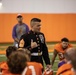 Marine speaks to Clemson football team