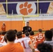 Marine speaks to Clemson football team