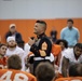 Marine speaks to Clemson football team