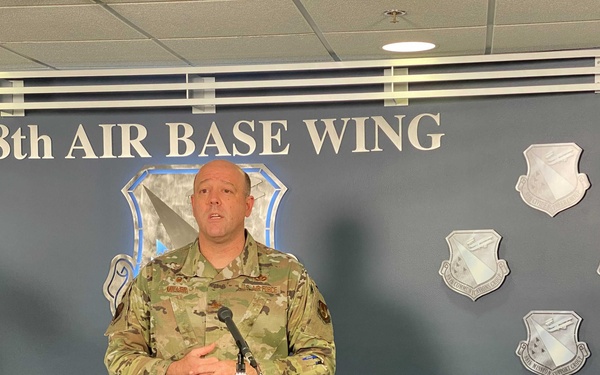 Col. Patrick Miller delivers Facebook Town Hall