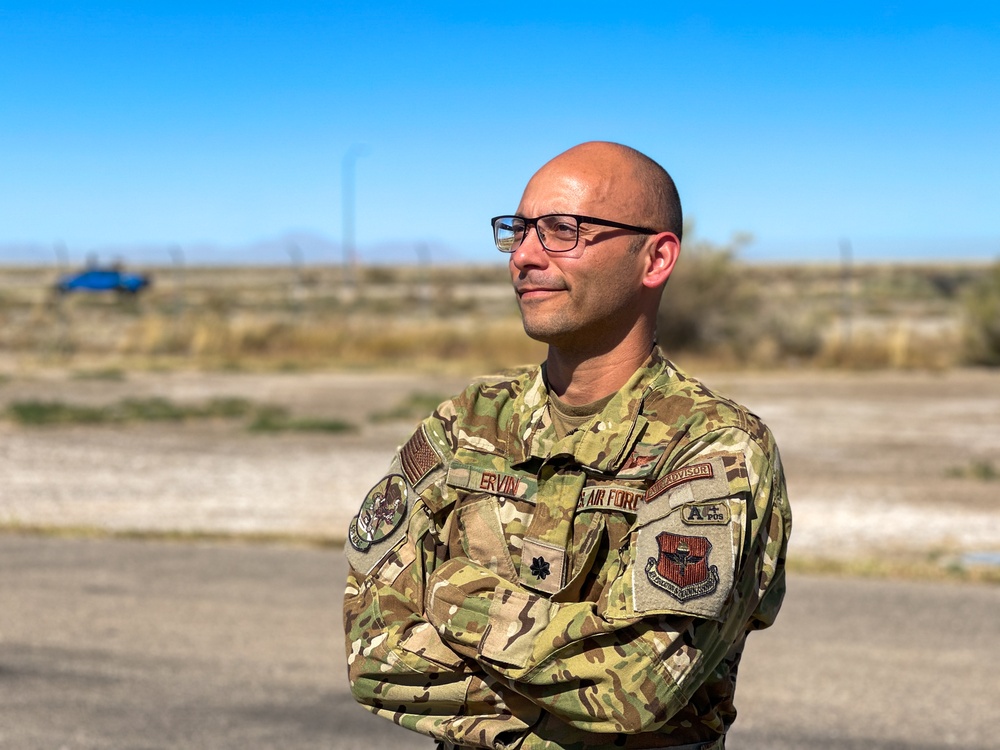 U.S. Lt. Col. Nicholas Ervin Reunites With Afghan Evacuees at Task Force Holloman