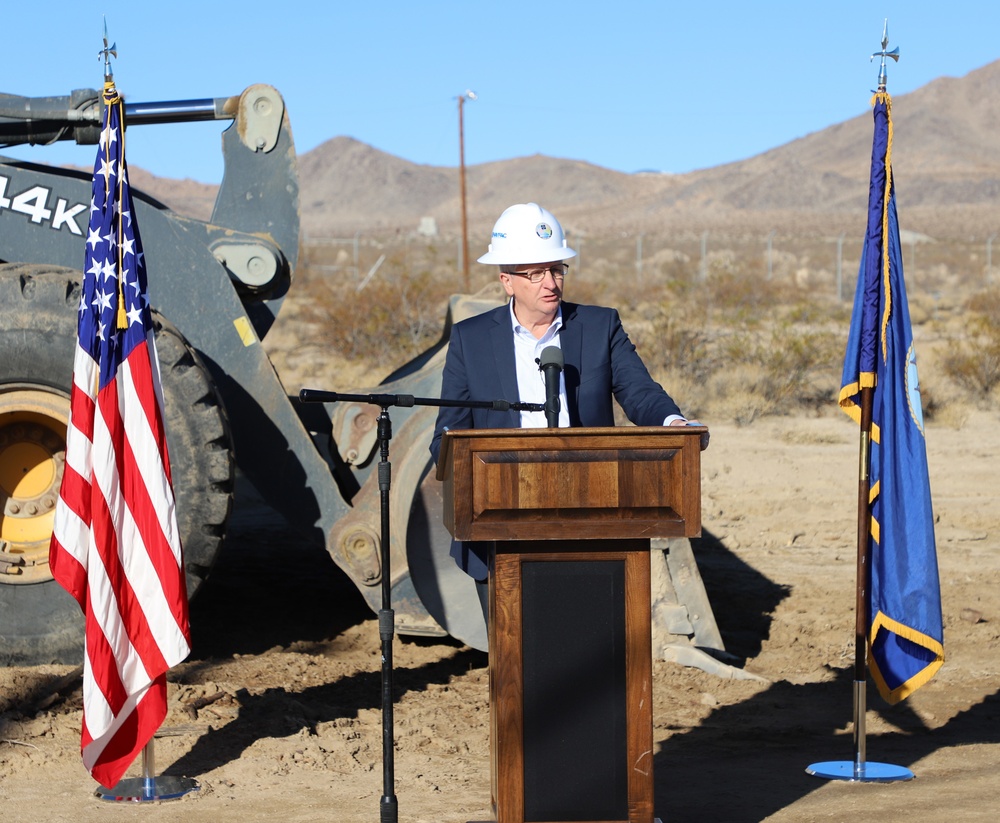 NAVFAC Officer in Charge of Construction China Lake Hosts Groundbreaking of Ordnance Test Support and Technical Services Laboratory as part of Earthquake Recovery Program