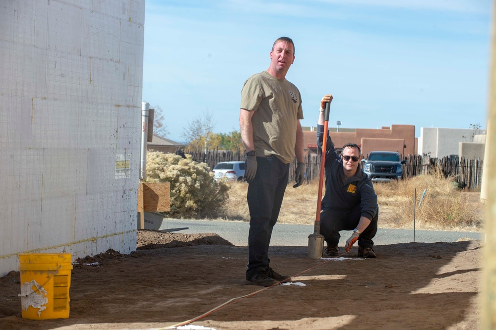 U.S. Navy Sailors attend Navy Week in Santa Fe, New Mexico