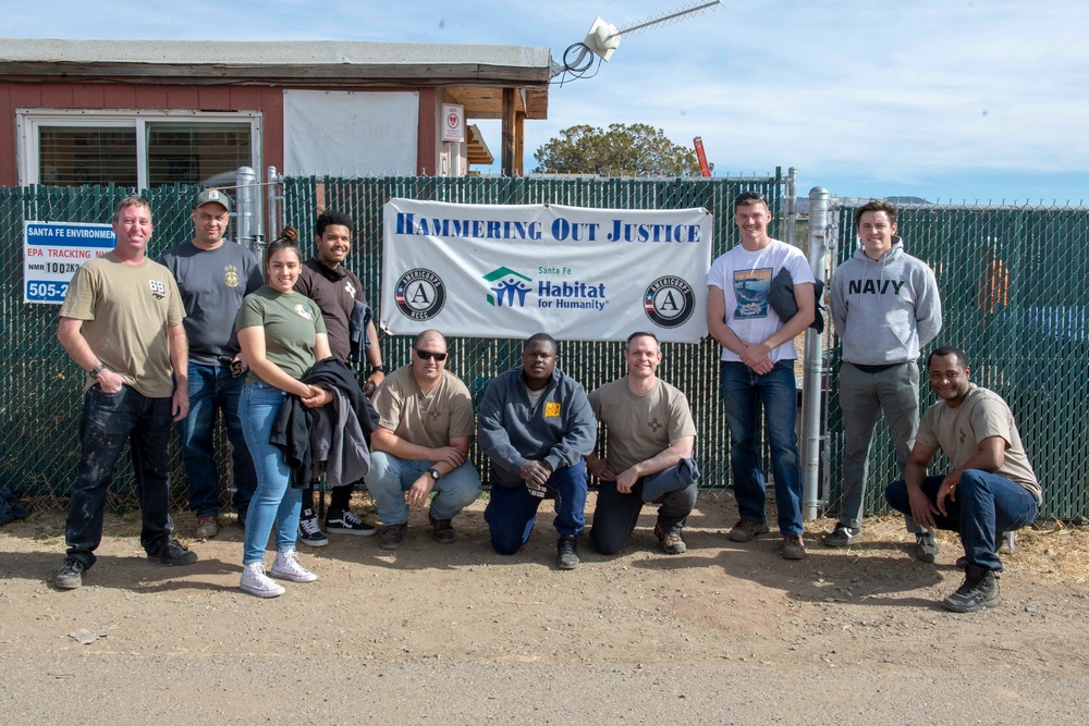 U.S. Navy Sailors attend Navy Week in Santa Fe, New Mexico