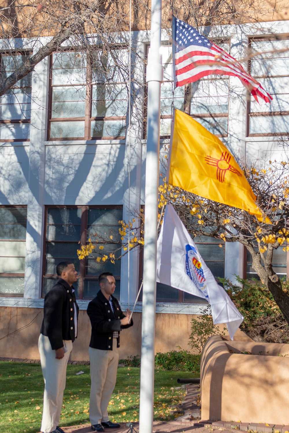 U.S. Navy Sailors attend Navy Week in Santa Fe, New Mexico