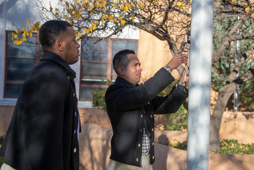 U.S. Navy Sailors attend Navy Week in Santa Fe, New Mexico