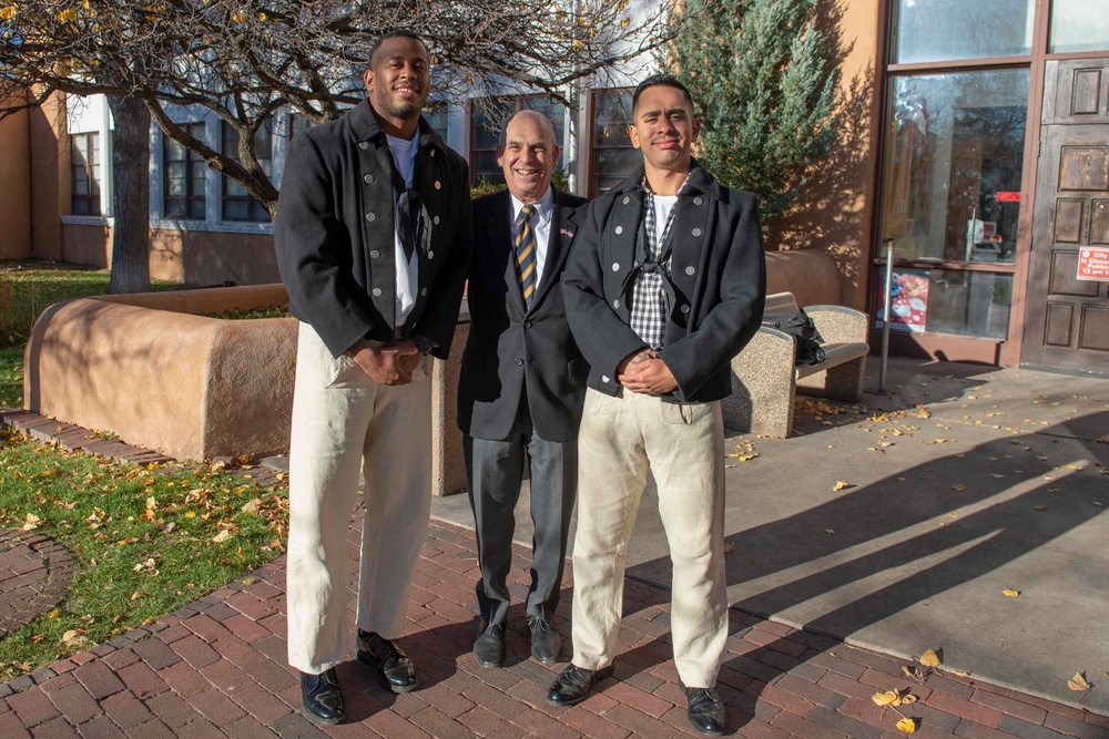 U.S. Navy Sailors attend Navy Week in Santa Fe, New Mexico