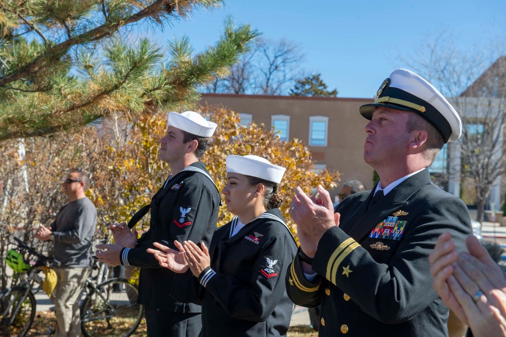 USS Dwight D. Eisenhower Sailors attend Navy Week in Santa Fe, New Mexico