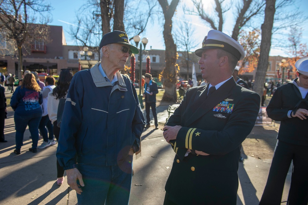 USS Dwight D. Eisenhower Sailors attend Navy Week in Santa Fe, New Mexico