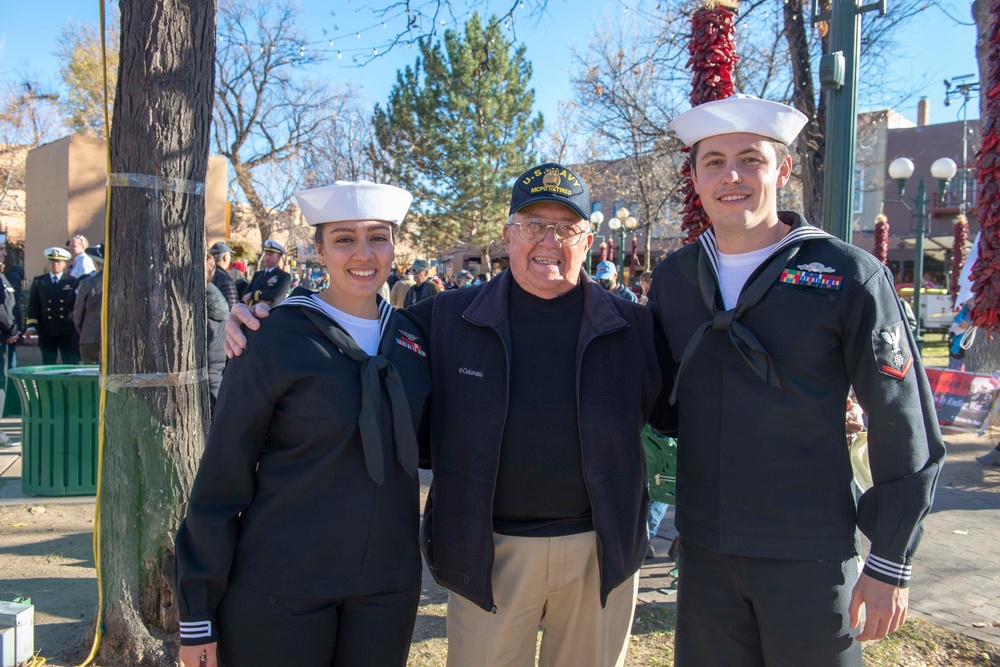 USS Dwight D. Eisenhower Sailors attend Navy Week in Santa Fe, New Mexico