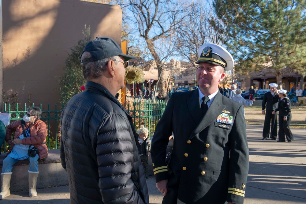 USS Dwight D. Eisenhower Sailors attend Navy Week in Santa Fe, New Mexico