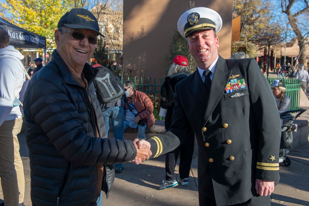 USS Dwight D. Eisenhower Sailors attend Navy Week in Santa Fe, New Mexico