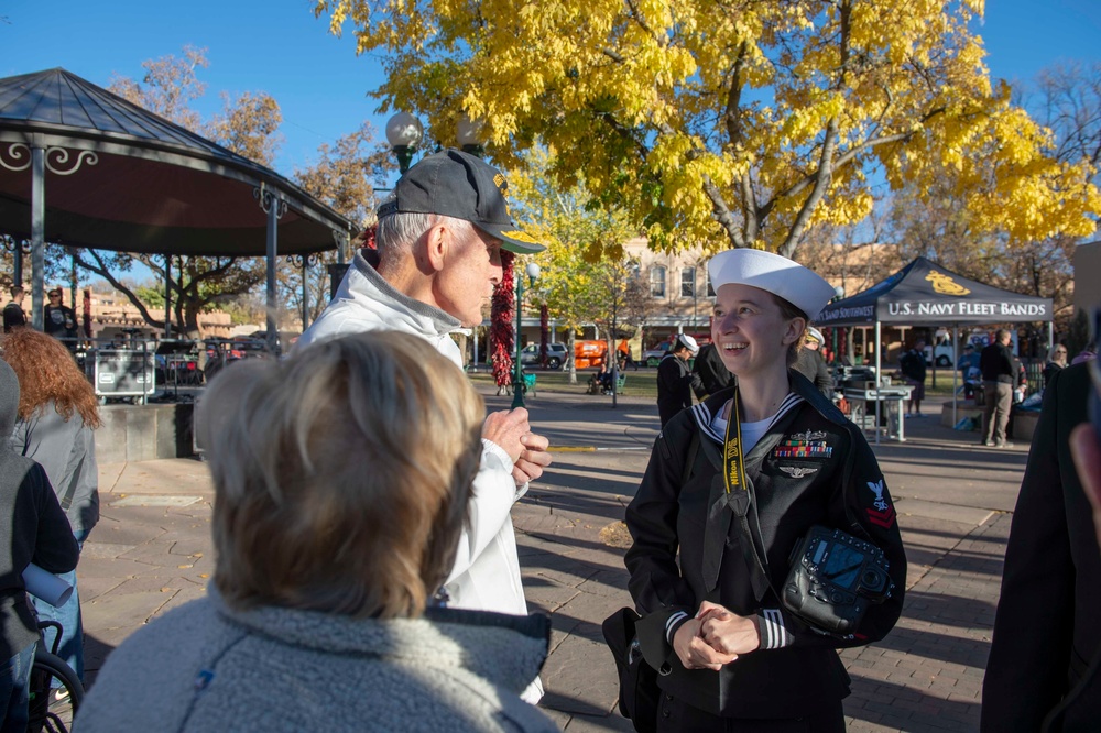 USS Dwight D. Eisenhower Sailors attend Navy Week in Santa Fe, New Mexico