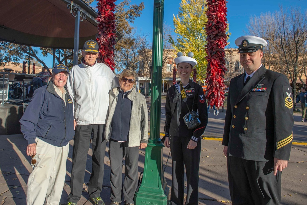 USS Dwight D. Eisenhower Sailors attend Navy Week in Santa Fe, New Mexico