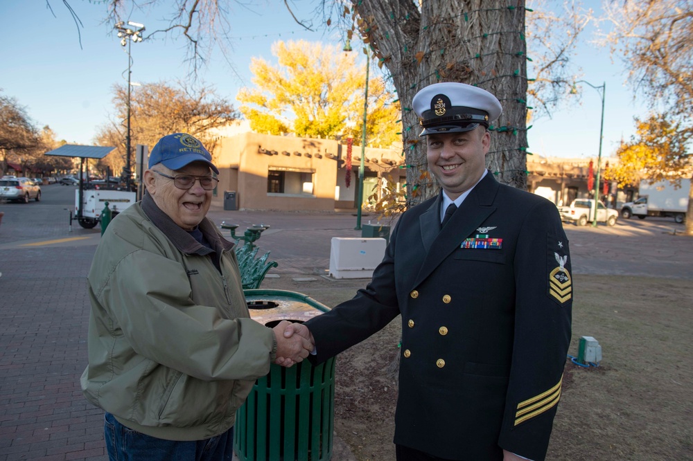 USS Dwight D. Eisenhower Sailors attend Navy Week in Santa Fe, New Mexico