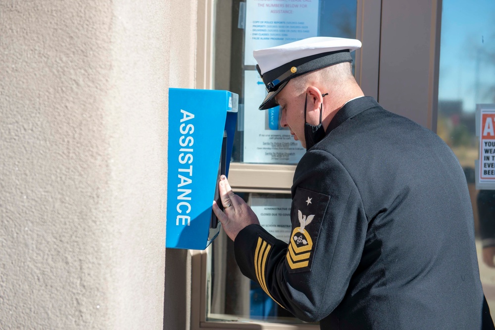 USS Dwight D. Eisenhower Sailors attend Navy Week in Santa Fe, New Mexico