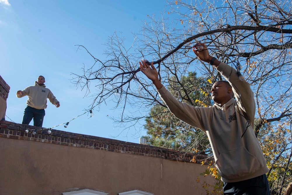 U.S. Navy Sailors attend Navy Week in Santa Fe, New Mexico