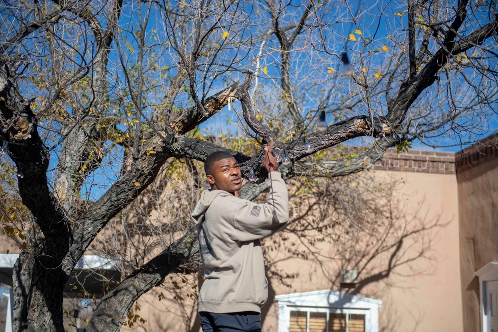 U.S. Navy Sailors attend Navy Week in Santa Fe, New Mexico