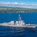 Future USS Daniel Inouye Honors the Islands While Transiting to New Home