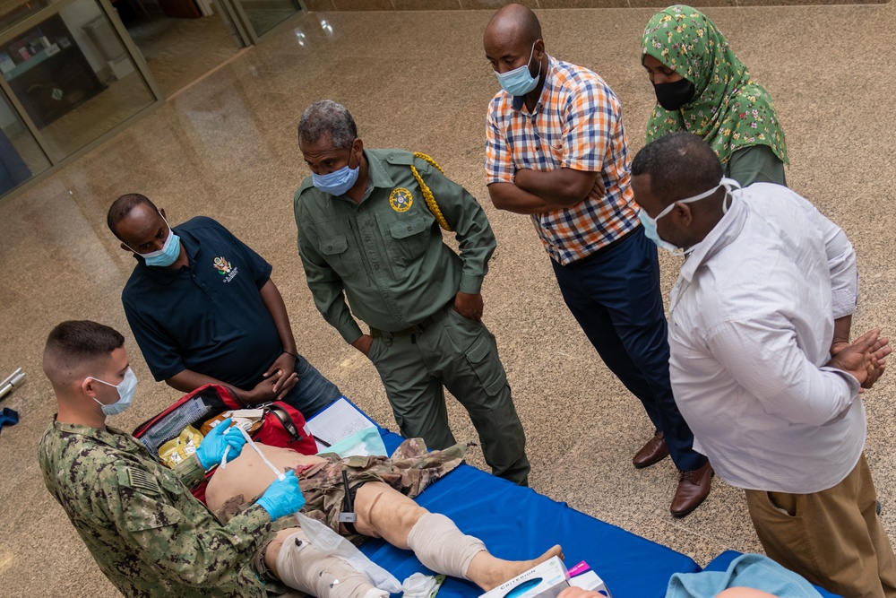 Medical training at U.S. Embassy to Djibouti