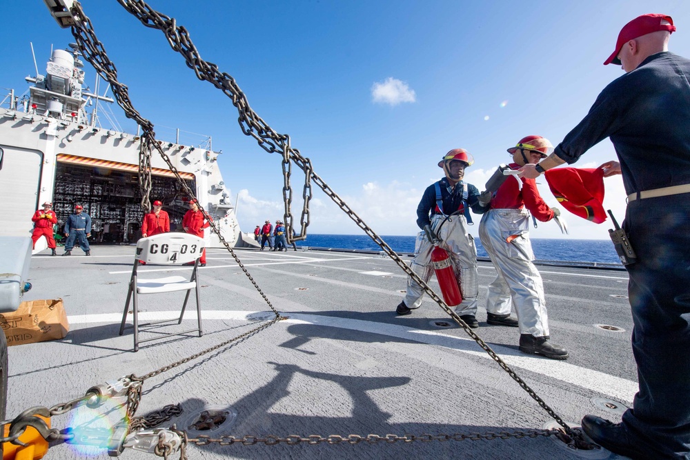 USS Charleston Sailors Participate in FDFF Drill