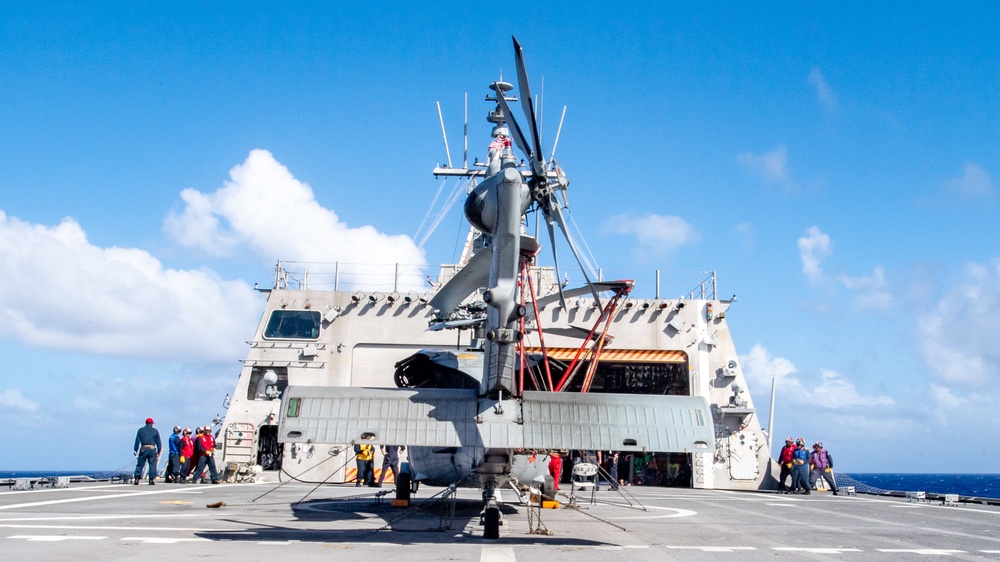 USS Charleston Sailors Participate in FDFF Drill